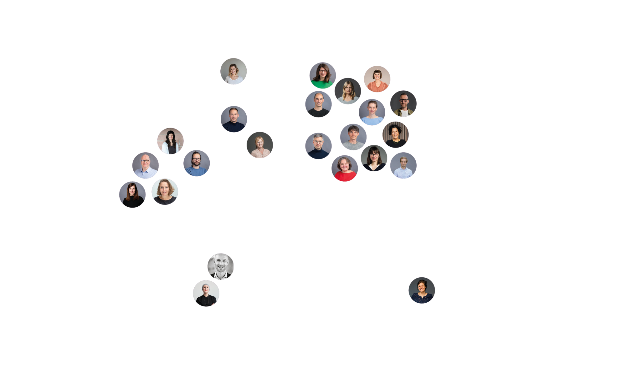 Karte von Deutschland und Malawi mit Profilbildern